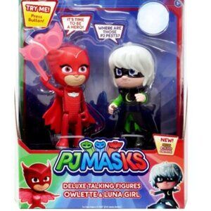 Disney Junior PJ Masks Owlette & Luna Girl Talking Action Figure 2-Pack